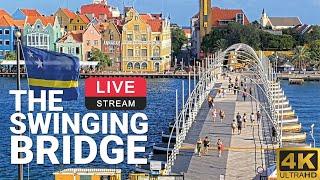 The Swinging Bridge - Curacao World Heritage ️ Live Cam