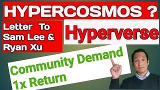 Hyperverse now Hypercosmos, hyperverse community taking action against corporate, #hypercosmosupdate