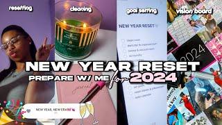 my ULTIMATE 2024 new year reset | deep cleaning, vision board, goal setting & more!