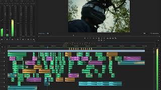 Sound Design Practice｜How I  make the sound on Premiere Pro  | Timeline