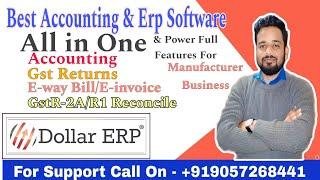 "DOLLAR ERP" Best Accounting Software. Best Inventory Management Software For All Type Of Business.