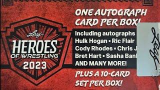 2023 Leaf Heroes Of Wrestling Blaster Box Opening - 1 Auto + 10 Cards