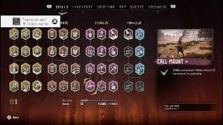 Horizon Zero Dawn Trophy : All Skills learned