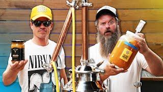 Distilling Honey Shine Live - HIGH PROOF Honey Moonshine