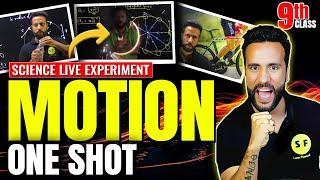 Motion One Shot with Live Experiment 2024-25 | Class 9th Science Physics NCERT | with Ashu Sir