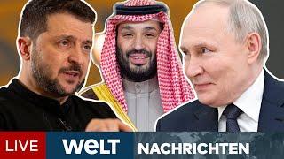 UKRAINE-KRIEG: Gespräche in Saudi Arabien mit Selenskyj! Ist Frieden mit Putin möglich? | LIVESTREAM