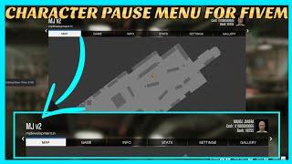 CHARACTER PAUSE MENU SCRIPT *FREE* | FiveM Roleplay Scripts | FiveM Tutorial 2023 | MJ DEVELOPMENT