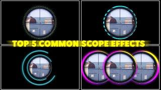 Top 5 Pubg Scope Effects XML Presets | Alight motion Scope Effects XML Presets Pack |