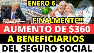 Finalmente!!! AUMENTÓ DE $360 a estos Beneficiarios del Seguro Social | Howard Melgar