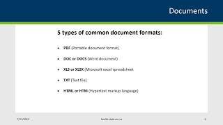 Selecting the Right File Format