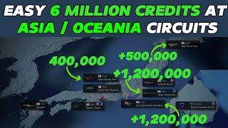 How to earn EASY 5 Million Credits at Asia Circuits on Gran Tursimo 7 + Track Guides