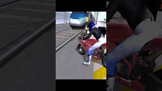 Bullet Train Crash Motorcycle#shorts#Android Gameplay# 3d Driving Class#JXDU