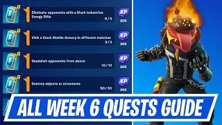 Fortnite Complete Week 6 Quests - How to EASILY Complete Week 6 Challenges in Chapter 5 Season 4