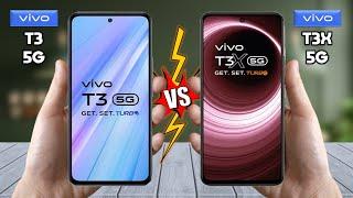 vivo T3 5G Vs vivo T3x 5G - Full Comparison  Which one is best?
