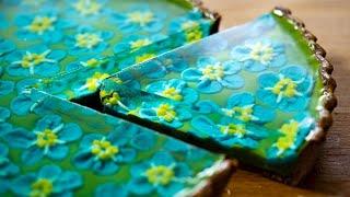 Forget-me-not Chocolate & Jelly Ganache Tart