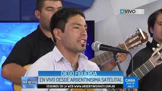 DIEGO FIGUEROA 2 en el escenario de Argentinisima Satelital