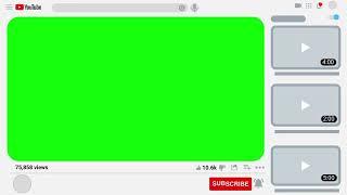 YouTube Home Page Green Screen  || YouTube Home Page ka Green Screen #copyrightfree