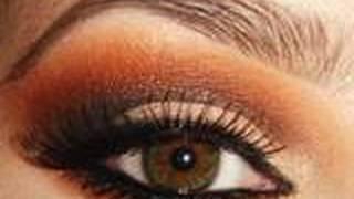 Orange Smokey Eye Shadow Tutorial