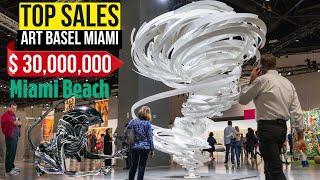 MIAMI ART WEEK! ART BASEL MIAMI 2024 TOP SALES + BEST BOOTHS