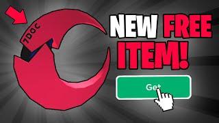 *FREE ITEM* NEW FREE ITEM ON ROBLOX YOU CAN GET! (NEBULA BLADE)