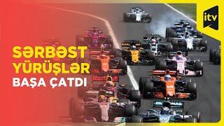 Bakıda Formula 1 həyəcanı: ilk sərbəst yürüş başa çatıb