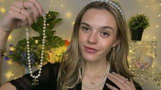 ASMR The Relaxing Sounds Of Pearls  (highly requested)