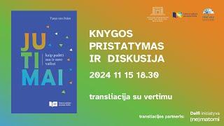 knygos "Jutimai: kaip padėti sau ir savo vaikui" pristatymas ir transliacija (su vertimu)