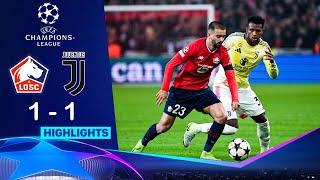 Lille vs Juventus 1-1 HIGHLIGHTS | UEFA Champions League 24/25 | Match LIVE Today!