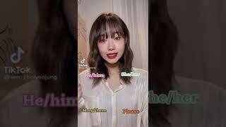 Weki Meki choiyoojung pronouns tiktok.