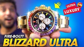 The *ULTRA LUXURY* Smartwatch with GEMSTONES!! ️ Fire-Boltt Blizzard ULTRA Smartwatch Review!