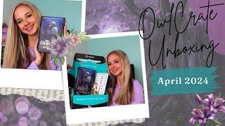 OwlCrate April 2024 Subscription Box Unboxing | Book Subscription Box Unboxing