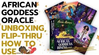 New Goddess Rising Oracle Cards - Flip Through + How to Use the African Goddess Deck