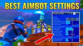 *UPDATED* BEST Controller Settings For INSANE AIMBOT + 100% accuracy  Fortnite Chapter 5 Season 3