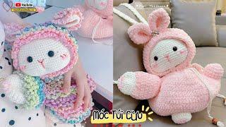 Móc Túi Cừu Bằng Len Baby Yarn Loang Thật Đẹp  Crochet Sheep Bag Part 2 End