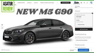 ️ Конфигурируем НОВУЮ BMW M5 G90. Инструкция по сборке под заказ абсолютно новой  БМВ М5 Г90 2024