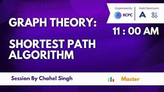 Lecture 5: Shortest Path Algorithms by Chahel Singh | Advanced Camp