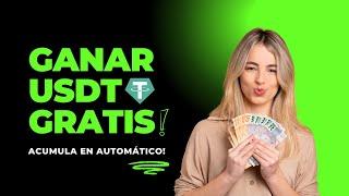 🟢Ganar USDT Gratis en Automático