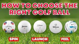 The Ultimate Quick Guide To Choosing Golf Ball! Made Easy