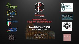 POLE REVOLUTION ITALY - QUALIFICATION WORLD POLE ART POSA - ROMA