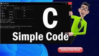 C simple code Tutorial