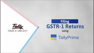 How to File GSTR-1 After Exporting it From TallyPrime | TallyHelp
