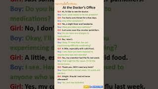 English Conversation - At the Doctor’s Office #english