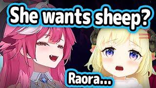 Watame Notices Raora Might Be Hunting Sheep...【Hololive】