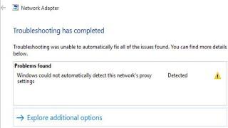 Cara Mengatasi Windows Could Not Automatically Detect This Network Proxy Settings