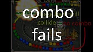 Zuma Deluxe: fails in combos