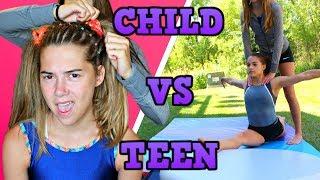 Child You VS Teen You: GYMNASTICS!