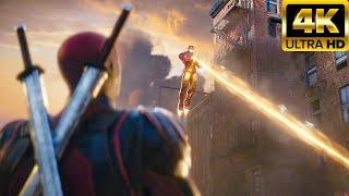 Deadpool Meets The Avengers Scene (2024) 4K ULTRA HD