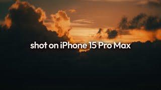 iPhone 15 Pro Max Cinematic Video | 4K Apple Log | Miami Sunrise
