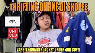 THRIFTING ONLINE DI SHOPEE - HARGA VARSITY MURAH BANGAT CUY!!