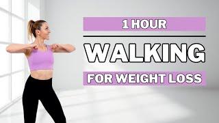 1 HOUR WALKING EXERCISE FOR WEIGHT LOSSALL STANDINGNO JUMPINGKNEE FRIENDLY